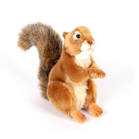 Red Squirrel 17cm By Hansa Junior Edition