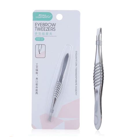 Pinset Profesional De Acero Inoxidable Para Depilaci N De Cejas Y Cara