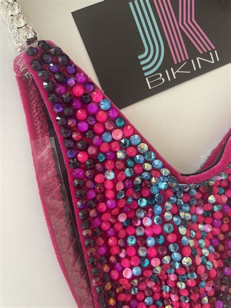 Pink Bikini Competition Ifbb Npc Bikini Wbff Etsy