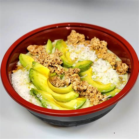 Avocado Smoothie Bowl Bobablastic Las Vegas