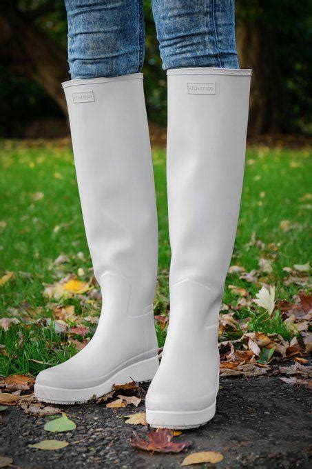 White Rain Boots Rwhite