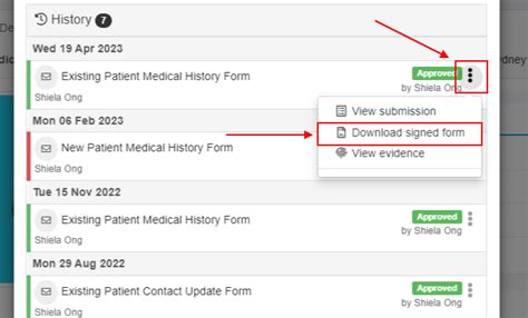 How To Download Patients Signed Forms Core Practice