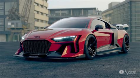 Audi R8 Black Series Is An Epic Widebody Rendering That Challenges