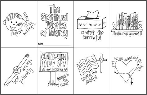 Look To Him And Be Radiant Spiritual Works Of Mercy Teaching Tools
