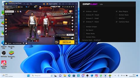 Upando Inscritos Ao Vivo Free Fire Hack Jogando De Drip Client Bala