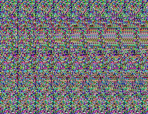 Smile! happy face autostereogram (aka magic eye) by nobodyofdistinction on DeviantArt