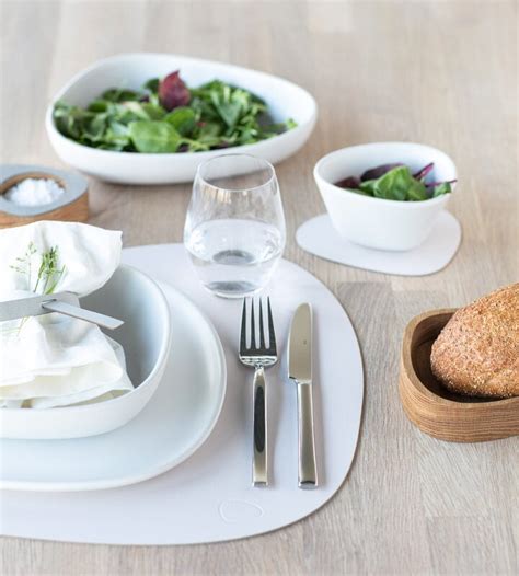 Lind Dna Curve Table Mat X Cm Soft Nude Nupo Leather Finnish Design Shop