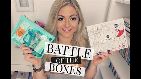 Battle Of The Boxes Glossybox Vs Birchbox July Youtube