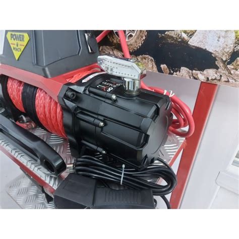 Power Winch 13500 lb Premium Sentetik Halatlı Off Road 4x4 Elektrikli Vinç