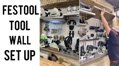 festool tool wall setup  youtube