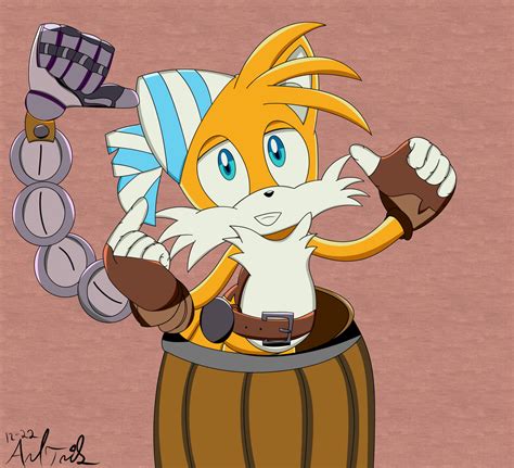 Sails Tails The Fox Sonic Primesonic X Redraw By Andtails1 On Deviantart