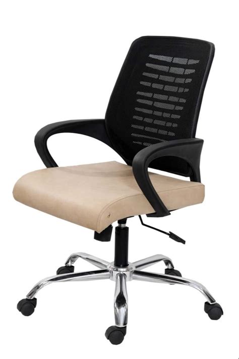 Techno Low Back Mesh Revolving Office Chair Black At Rs Air