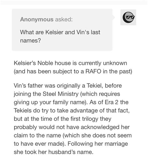 Vin And Kelsiers Last Names Lockwood And Co The Way Of Kings