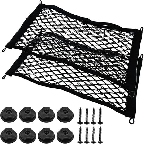 Amazon.com: Hitefu 2PCS Stretchable Small Cargo Net, Storage Mesh ...