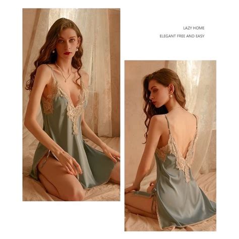 Jual Satu Set Kimono Satin Silk Premium Baju Tidur Sexy Lingerie Wanita Sleepwear Lingerie