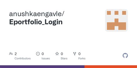 GitHub - anushkaengavle/Eportfolio_Login