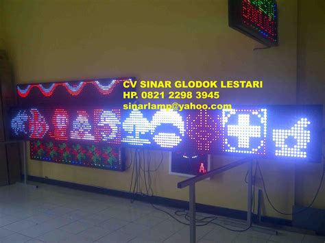 running text outdoor indoor berbasis lan  tcp ip agen