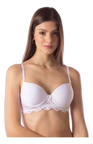 Suti Simony Lingerie Bojo Liso Base Renda Microfibra Parcelamento