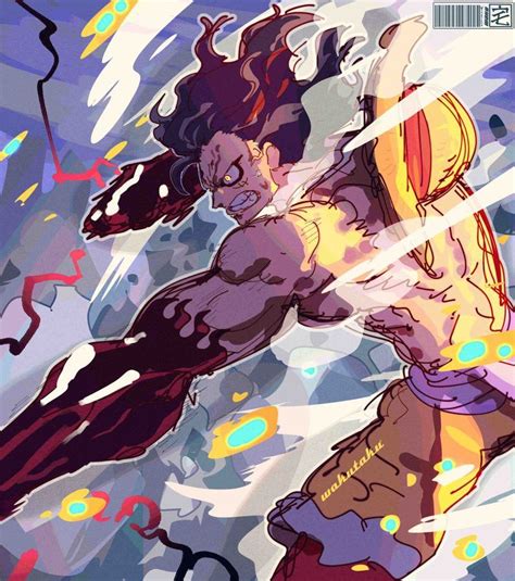 Luffy - Snakeman | Luffy gear 5 fan art, Gear 5 manga art, Luffy gear 4