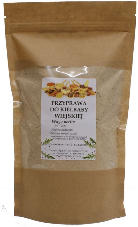 PRZYPRAWA DO KIEŁBASY WIEJSKIEJ 100G Aromatyczna 13235947124 Allegro pl