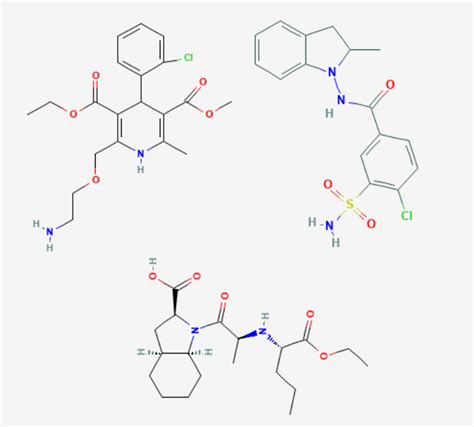 Amlodipine Indapamide Perindopril Chemical Pharmog