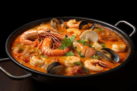 Premium Photo Tom Yum Mixed Seafood In Thick Soup Hot Pot Spicy Thai Food