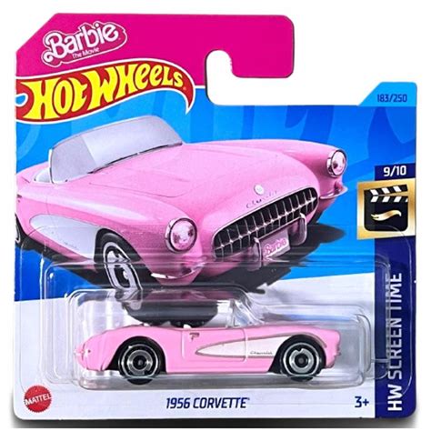 Hot Wheels Corvette Barbie The Movie Pink Version Hkg