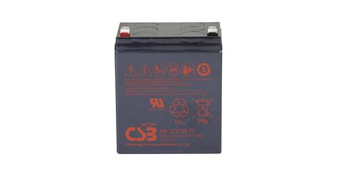 akumulator CSB HR1221WF2 12V 5,3Ah - MT Shop