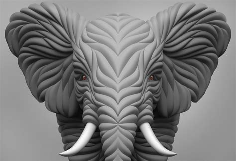 Maxim Shkret , New 3D Animal Illustrations - ArtPeople.Net