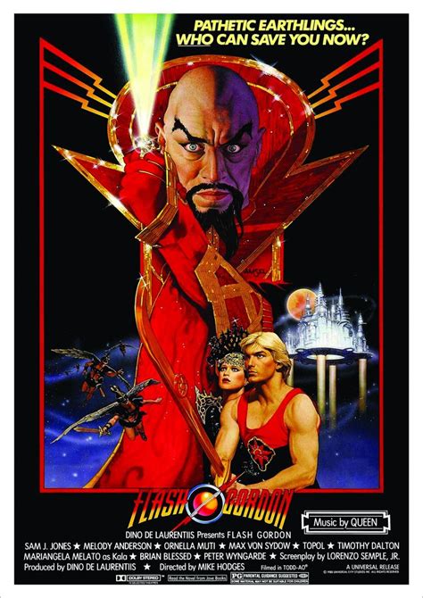 Flash Gordon Movie Poster 1980 Movie Print Film Poster Unframed Etsy