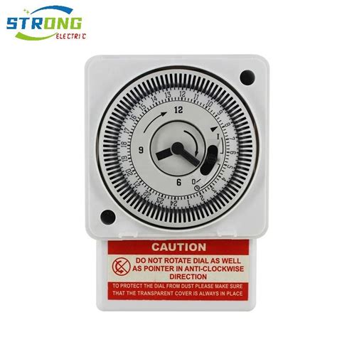 Auto Off Timer Hour Mechanical Daily Programmable Time Switch Sl