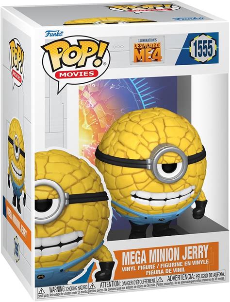 Funko Pop Movies Despicable Me 4 Mega Minion Jerry Toys And Games