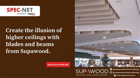 Blades And Beams For Ceiling Depth By Supawood