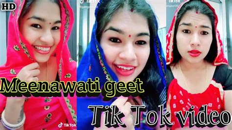 Meena Geet Tik Tok Video 🔥🔥 Meenawati Geet Tik Tok Meena Girl Tik Tok Video New Latest