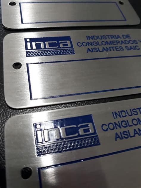 Chapas Acero Inox Bajo Relieve Para Industrias Grabolaser