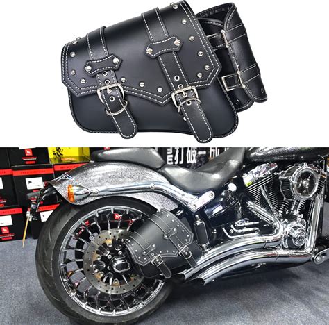 Motorrad Satteltaschen Satteltaschen Softail Pvc Leder F R Harley