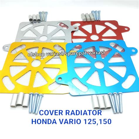 Tutup Radiator Honda Vario 125150 Pcx 150160 Full Cnc Plus Baut
