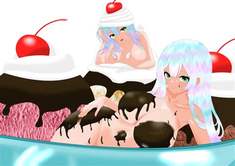 Rule 34 1girls Big Breasts Breasts Busty Cherry Chocolate Chocolate On Breasts Completely Nude