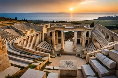 El Anfiteatro De Feso Es Un Anfiteatro Romano Foto Premium