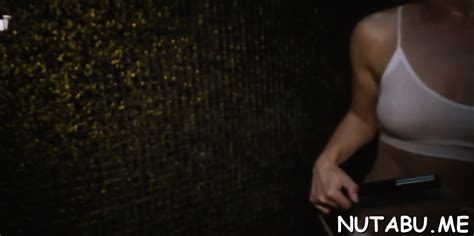 Fascinating Brunette Miss With Puffy Nipples Masturbates