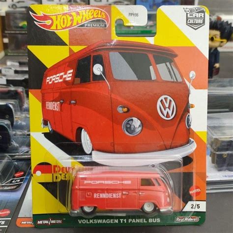 Jual HOT WHEELS PREMIUM VOLKSWAGEN T1 PANEL BUS MERAH Shopee Indonesia