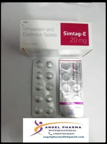 Simvastatin and Ezetimibe Tablets 20 mg at Rs 100/strip | Zocor in ...