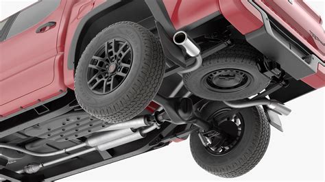 Toyota Tacoma Trd Pro Barcelona Red Metallic 2021 3d Model 129 3ds