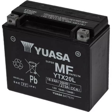 Batterie Yuasa YTX20L (FA) YTX20L - Batterie