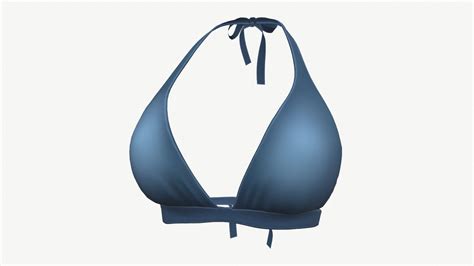 Blue Bikini Swimsuit 3 Colors 3D Model By Zvanka