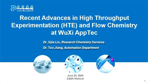 Recent Advances In High Throughput Experimentation And Flow Chemistry