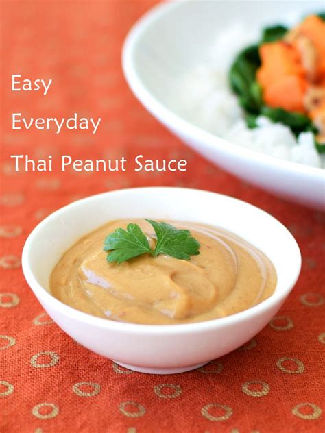 Easy Everyday Thai Peanut Sauce 10 Minute Recipe