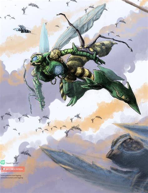 Let’s keep the Beast Wars art train going!! Waspinator here! : r ...