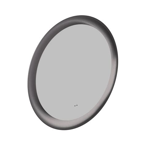 Vaida Led Mirror Brushed Steel Hib