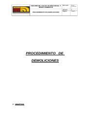 PRO DEMOLICION ANCHORS Docx SEGURIDAD SALUD OCUPACIONAL Y MEDIO